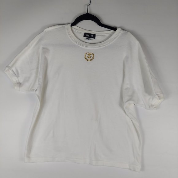 knit it White shirt size medium - Picture 2 of 10